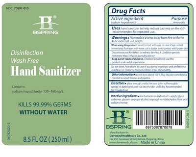 Label (Disinfection Hand Sanitizer Label)